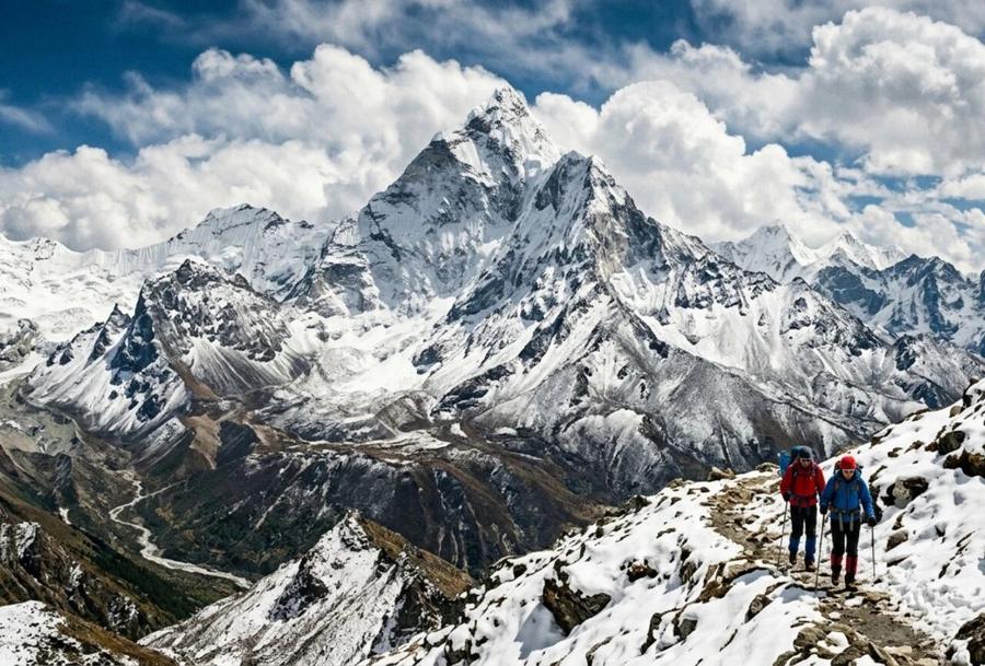 高海拔雪山地区